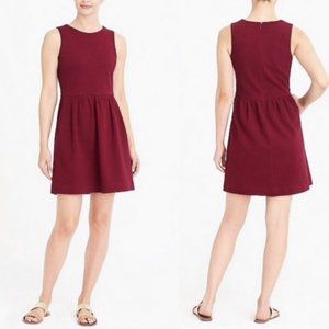 J. Crew Daybreak Dress S Dark Red Wine Sleeveless C0250